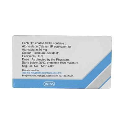 Lipicure 80mg Tablet 10'S - High Cholesterol-Dys