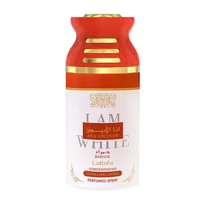 Lattafa Ana Abiyedh Rouge Imported Long Lasting Perfumed Deodorant Spray 250 ml - Deodorants/Roll-Ons