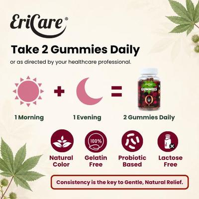 Ericare Hair And Nail Pro+ Gummies 30 s - General Health