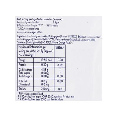 FLORACHAMP ORANGE FLAVOURED Sachet 5gm - Diarrhoea-Ant