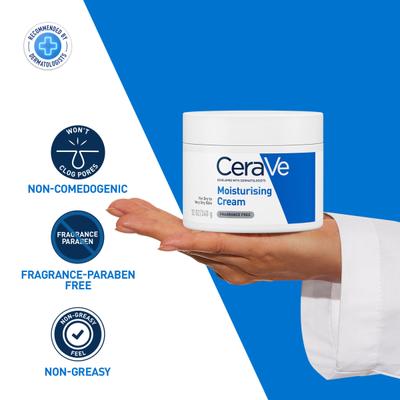 CeraVe Moisturising Cream For Dry To Very Dry Skin 340 gm - Lotions & Creams