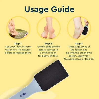 GUBB Pedicure File Curved 50 gm - Manicure & Pedicure Kits