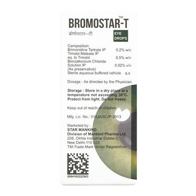 BROMOSTAR T Eye Drops 5ml - Glaucoma-Ant