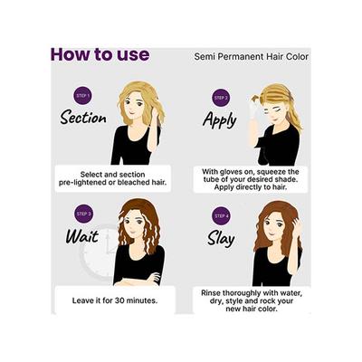 2.Oh! Semi Permanent Hair Color - Caramel 100 ml - Crème