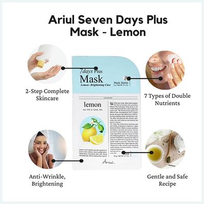 Ariul Ariul Seven Days Plus Mask Lemon 20 ml - Sheet Masks