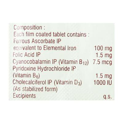 Feronia D3 Tablet 10'S - Anaemia-VMA