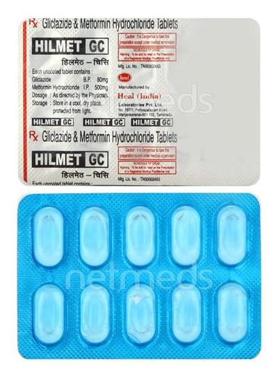 Hilmet GC Tablet 10'S - Diabetes-Ant