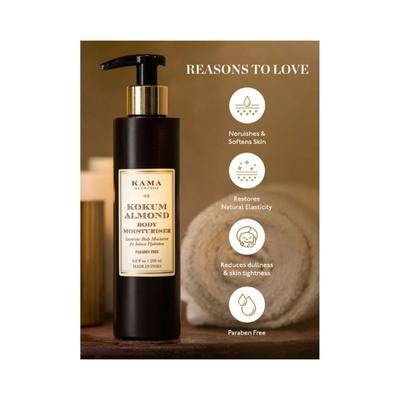 Kama Ayurveda Kokum Almond Body Moisturiser 200 ml - Lotions & Creams