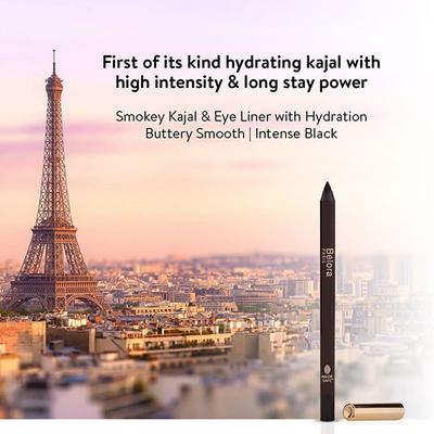 Belora Paris Kohl Kiss Intense Hydrating Kajal+Eyeliner 1.2 gm - Kajal & Kohls