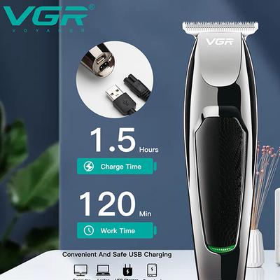 VGR V-030 Trimmer 100 min Runtime (Black) 1's - Trimmers