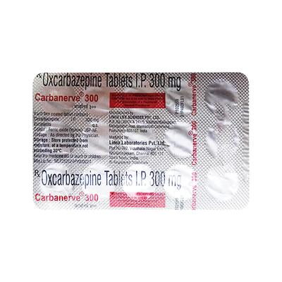 CARBANERVE 300 Tablet 15's - Epilepsy/Convulsion-Ant