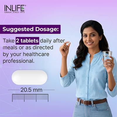 INLIFE Magnesium Glycinate Forte Tablets 60's - Multi-Vitamins