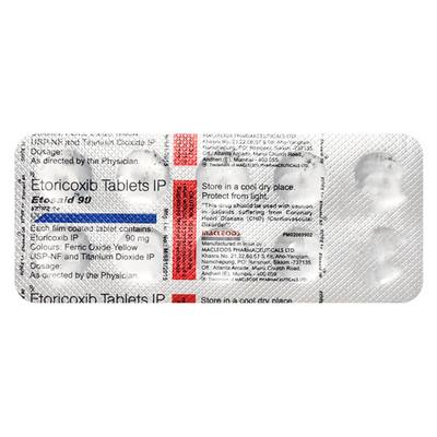 Etosaid 90mg Tablet 10'S - Pain relief-Nsa