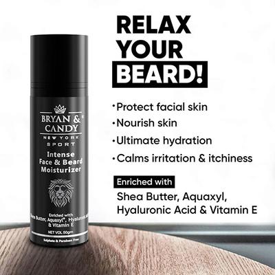 Bryan & Candy Lion Series Face & Beard Moisturizer 50 gm - Face Moisturizers