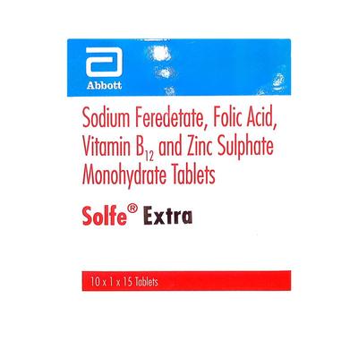SOLFE EXTRA Tablet 15's - Anaemia-VMA