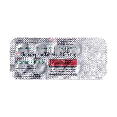 Clonam IR 0.5mg Tablet 10'S - Anxiety-Anx