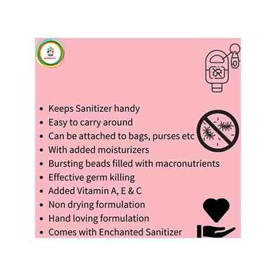 Bloomsberry Sanitizer Combo Pack (Unicorn Holder + Enchanted) 30 ml - Hand Sanitizer