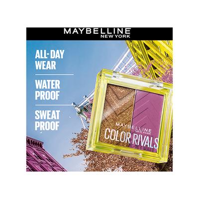 Maybelline New York Color Rivals Shadow Longwear Duo Eyeshadow Palette Assertive x Coy 3 gm - Eyeliners