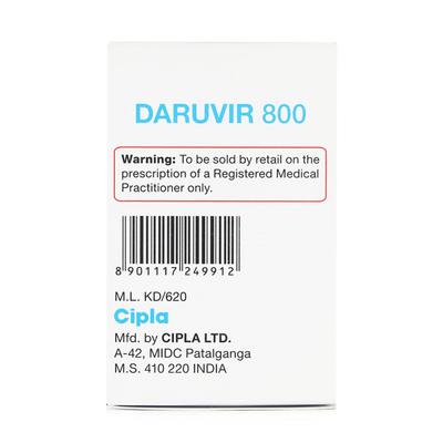 Daruvir 800mg Tablet 30'S - Viral infections-Ant