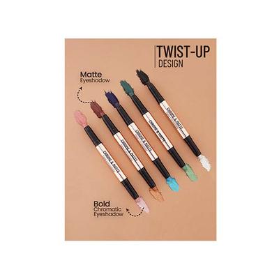 Swiss Beauty Chrome and Matte Twin Eyeshadow-Aqua Moon 2 gm - Eyeshadow, Bases & Primers