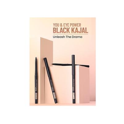 Swiss Beauty You and Eye Power Black Kajal 0.3 gm - Kajal & Kohls