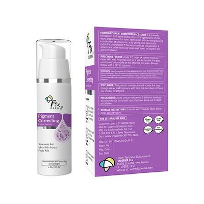 Fixderma 3% Tranexamic Acid Serum, Pigment Correcting Serum Hyperpigmentation and Acne Spots 30 gm - Face Serum