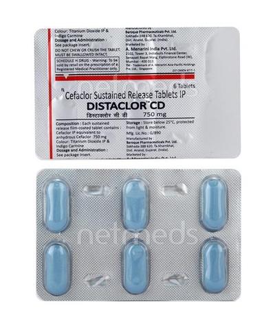Distaclor CD 750mg Tablet 6'S - Bacterial Infections-Cep