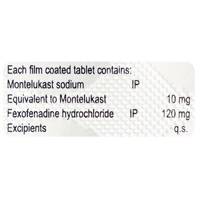 FXOMONT Tablet 10's - Allergies-Ant