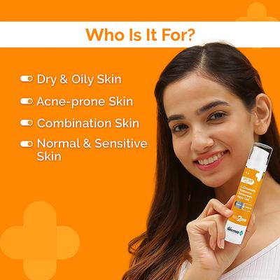 The Derma Co. C-Cinamide Sunscreen Spf 50 Aqua Gel, With Vitamin C & Niacinamide, Pa++++ 50 gm - Face Sunscreen