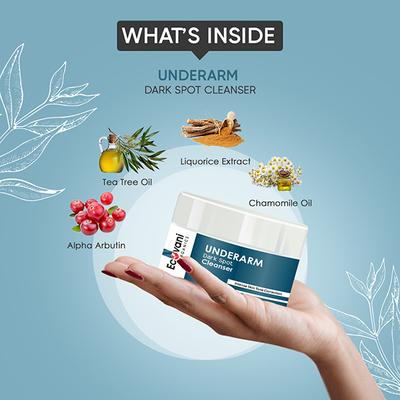 ECOVANI Underarm Dark Spot CLEANSER 50 gm - Creams/Oils/Lotions