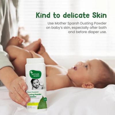 Mother Sparsh Baby Dusting Powder (0-5 yrs) 100 gm - Baby Powder