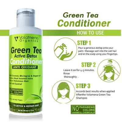 Volamena Active Detox Hair Conditioner - Green Tea 200 ml - Conditioners