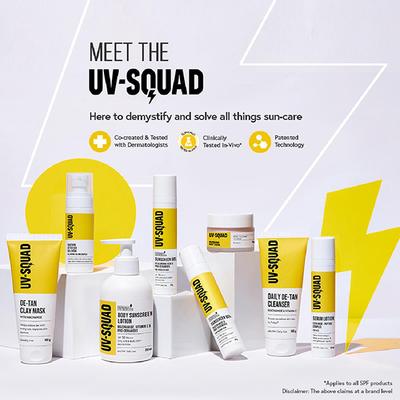UV Squad Soothing After-Sun Gel Creme with Allantoin 60 gm - Face Sunscreen