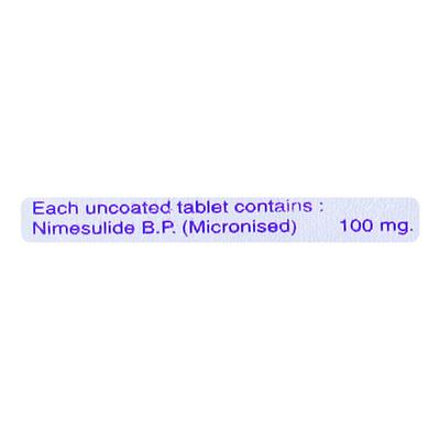 NIMZE 100 Tablet 10's - Pain relief-Nsa