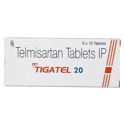 Tigatel 20mg Tablet 10'S - Hypertension-Ang