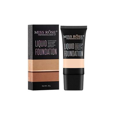 Miss Rose Matte Finish Liquid Foundation Tube Ivory 7601 - 009N 06 20 gm - Foundation