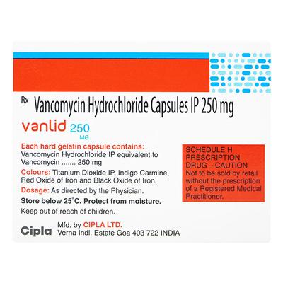 Vanlid 250mg Capsule 10'S - Bacterial Infections-OAB