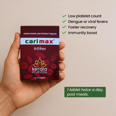 Kerala Ayurveda Carimax Tablet 10's - Speciality Medicines
