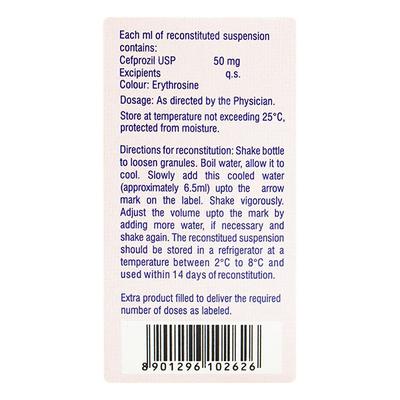 Refzil O 50mg Drops 10ml - Bacterial Infections-Cep