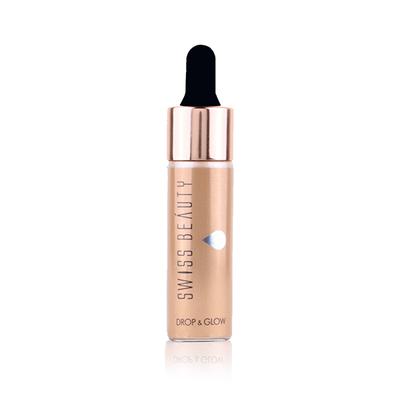 Swiss Beauty Drop and Glow Liquid Highlighter Illuminater - (02 Gold) 18ml - Highlighters & Illuminators
