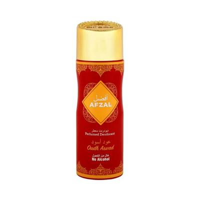 AFZAL PERFUME DEO-CAN-AFZAL-OUDH ASWAD-FG 200 ml - Deodorants/Roll-Ons
