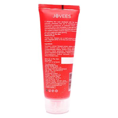 Jovees Herbal Strawberry Face Wash 120 Ml - Face Wash & Cleansers