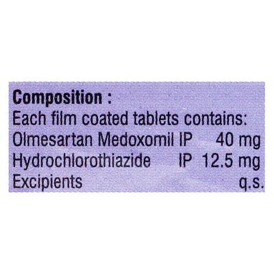 OLMEVAC H 40 Tablet 10's - Hypertension-Ang