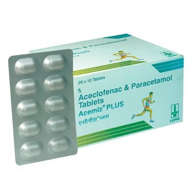 Acemiz Plus Tablet 10'S - Pain relief-Nsa