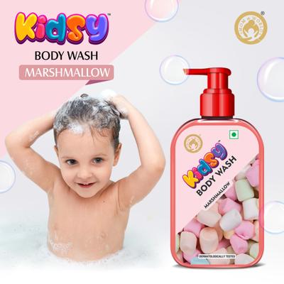Mom & World Kidsy Body Wash - Marshmallow 240 ml - Baby Body Wash