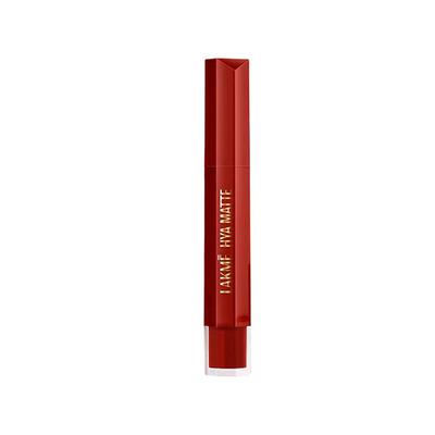 Lakme 9To5 Hya Matte Lip Liquid + Hyaluronic Acid Boss Lady Brick 5.3 ml - Liquid Lipsticks