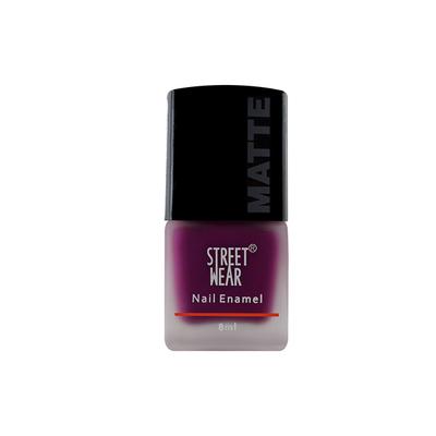 Streetwear Nail Enamel (Matte) - Berry Charm 8 Ml - Nail Polish