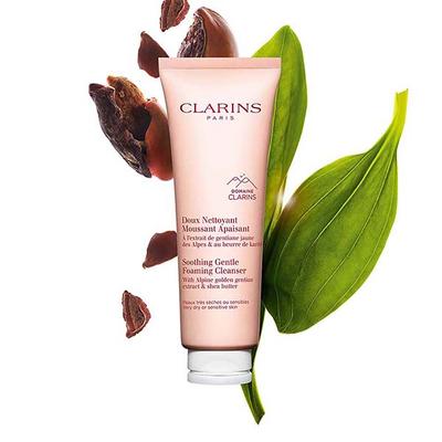 Clarins Gentle Foaming Cleanser Soothing 125 ml - Face Wash & Cleansers