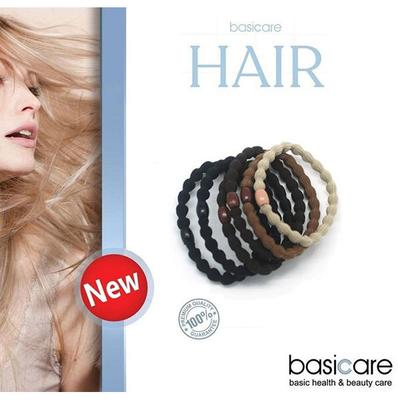 Basicare Elastic,Assorted Dark Colors,(Pack Of 6) 1's - Hair Clips/Bands