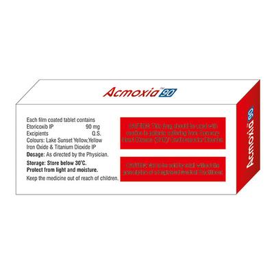 ACMOXIA 90 Tablet 10's - Pain relief-Nsa